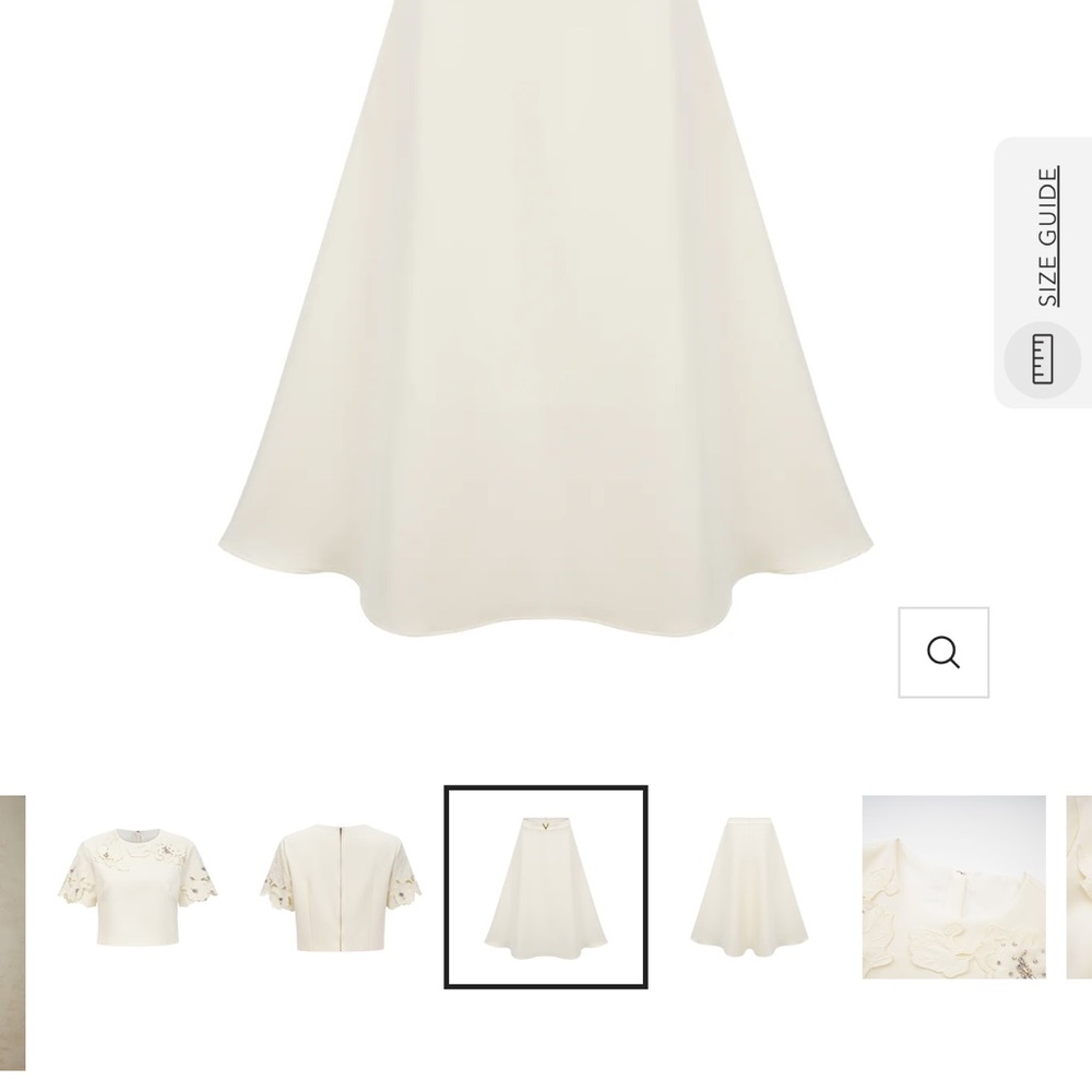 Elegant Miss Rosier Coralie Cream 2-piece Dress - Picture 4 of 14